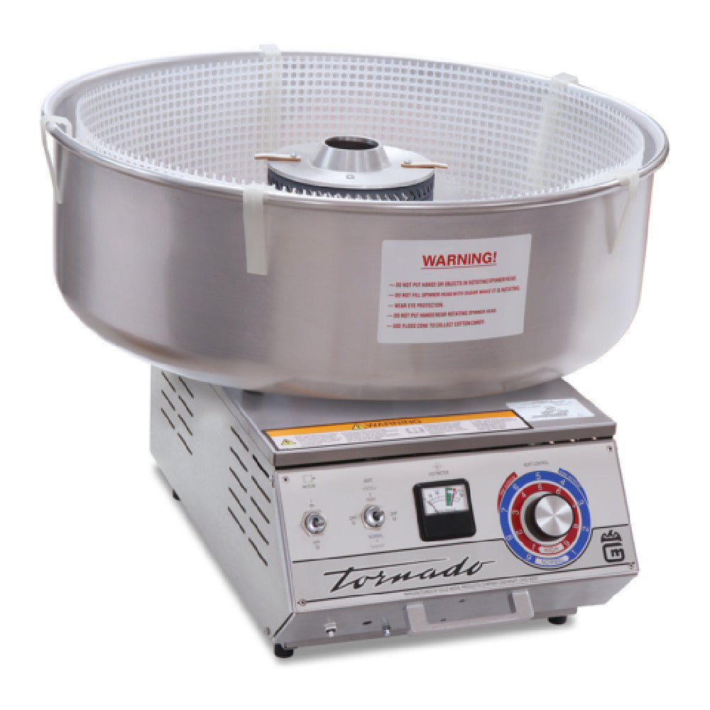 Gold Medal 3005SS - Tornado® Cotton Candy Machine, Stainless Steel, Up To 6-7 Servings Per Minute