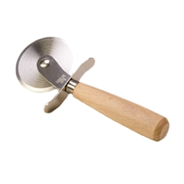 Stanton Trading 259 Pizza Cutter 2-1/2" Wheel With Guard Stainless Steel Blade With Hardwood Handle