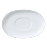 Steelite 82000AND0129 Gravy Boat Stand 8.25" X 5.5" X 0.875" Whiteware
