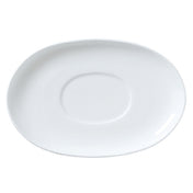Steelite 82000AND0129 Gravy Boat Stand 8.25" X 5.5" X 0.875" Whiteware