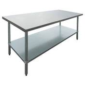 Hubert 74599 - Work Table, 72"W X 30"D X 34"H, Rectangular