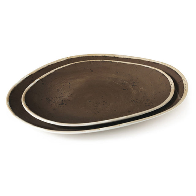 GET Enterprises OP-1518-PCF Osslo™ Platter 15"L X 11"W Oval