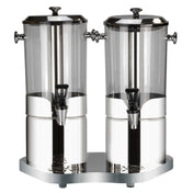 Bon Chef 40506 Juice Dispenser Double (2) 2 Gallon Each Cylinder
