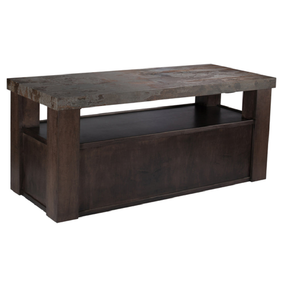 Bon Chef 50101 Suprastone Hidden Induction Buffet 72"L X 30"W X 36"H Solid 3" Suprastone Countertop