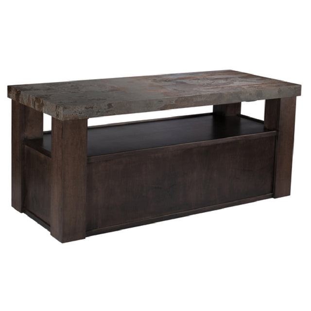 Bon Chef 50101 Suprastone Hidden Induction Buffet 72"L X 30"W X 36"H Solid 3" Suprastone Countertop