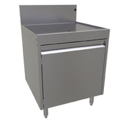 Glastender DBCB-24 Underbar Drainboard Cabinet Base With Hinged Door 24"W X 24"D