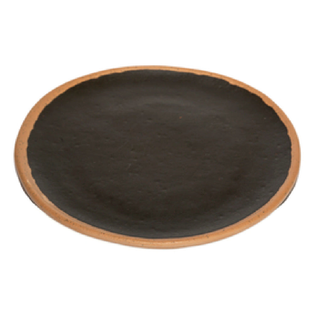 GET Enterprises P-55-BR Pottery Market™ Bread/Side Dish/Plate 5-1/2" Dia. Small