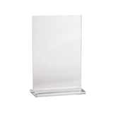 TableCraft Products 85110 - Menu Holder, 8-1/2" X 3" X 11", Two-sided