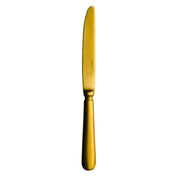 Arc Cardinal MB257 Sola Baguette Gold Dinner Knife (L:9.0'' X W:2.9'') 13/0 Stainless Steel