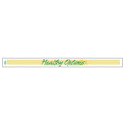 Hubert 45246 - Band-It Food Label, "Heathy Options", 13-3/4" X 1"
