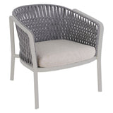 Emuamericas, Llc E1218-73-18 - Carousel Lounge Armchair, Indoor/outdoor, With Flat Rope Back