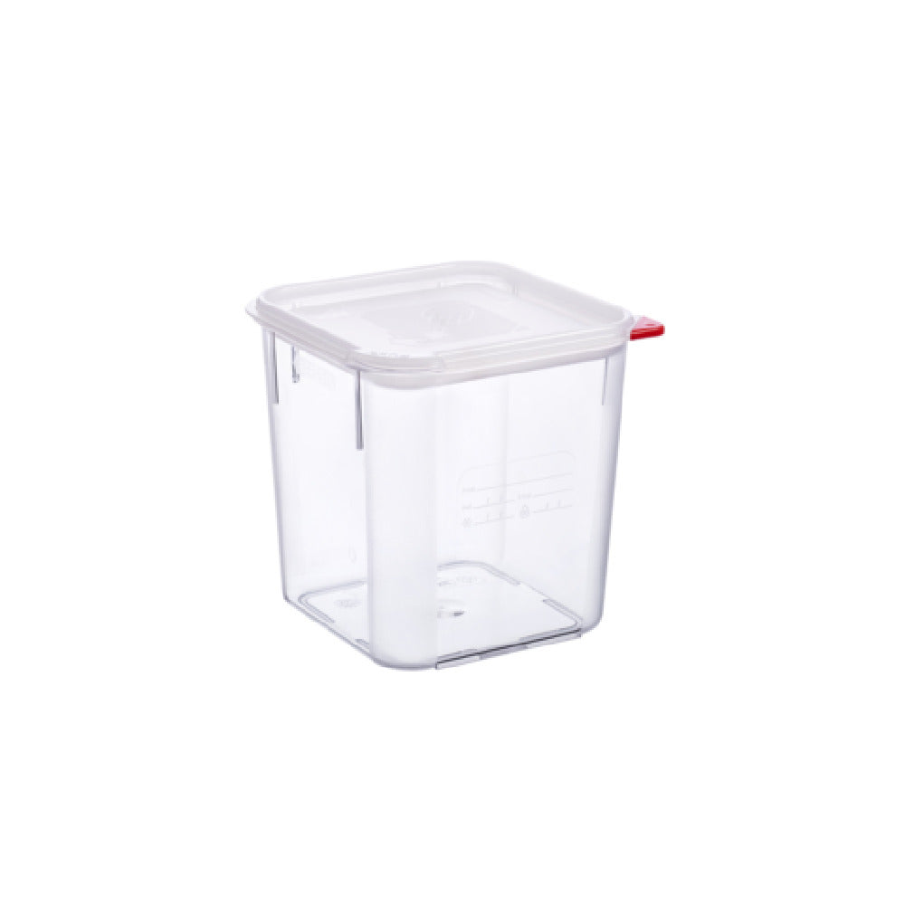 CFS Brands 31852 - Araven - Food Storage Container, 4.2 Qt., 7-1/8"W X 7-1/8"D X 7-1/2"H