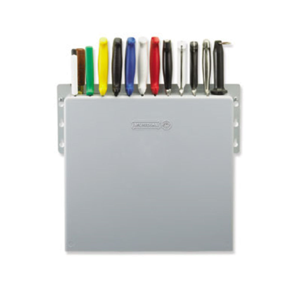 Mundial KR-1 Knife Rack 15"H X 16"W X 3"D Holds 12 Knives/cleaver/steel (not Included)