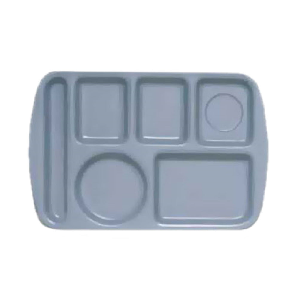 GET Enterprises TL-151-T School & Cafeteria Tray 14-5/8" X 9-3/4" 6 Compartments