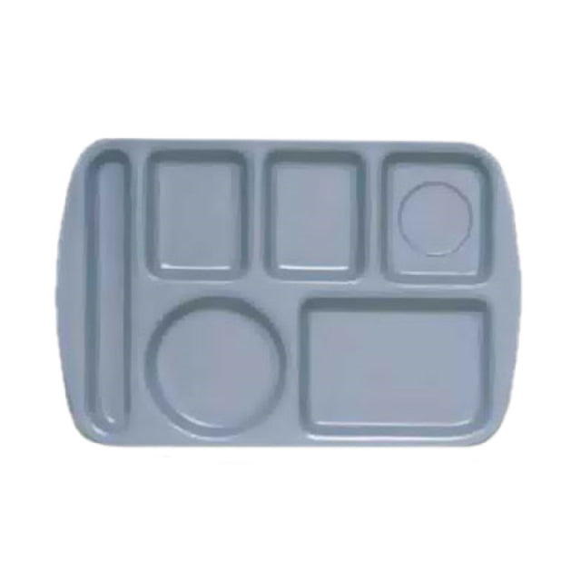 GET Enterprises TL-151-T School & Cafeteria Tray 14-5/8" X 9-3/4" 6 Compartments