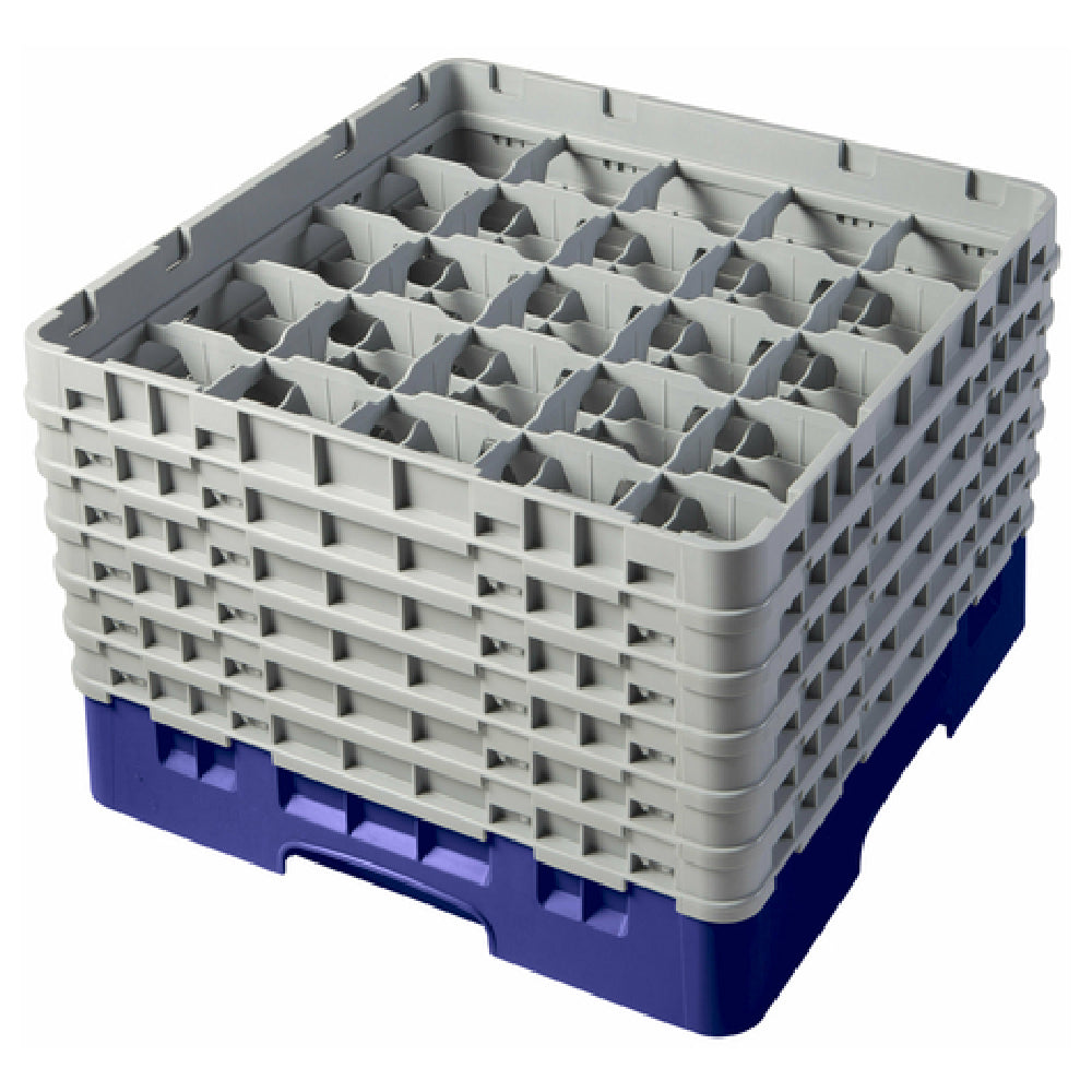 Cambro 25S1114186 Camrack® Glass Rack With (6) Soft Gray Extenders Full Size
