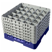 Cambro 25S1114186 Camrack® Glass Rack With (6) Soft Gray Extenders Full Size