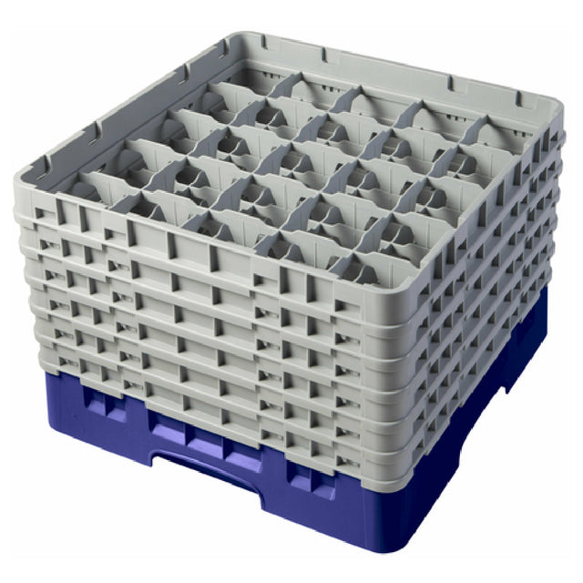 Cambro 25S1114186 Camrack® Glass Rack With (6) Soft Gray Extenders Full Size