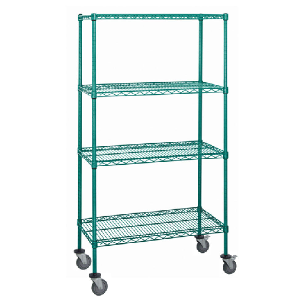 Quantum M2460P46 Mobile Cart 60"W X 24"D X 69"H Includes: (4) Wire Shelves
