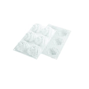 Louis Tellier CURVE FLEUR90 Silicone Mould 4"dia X 1.37"H Dishwasher Safe
