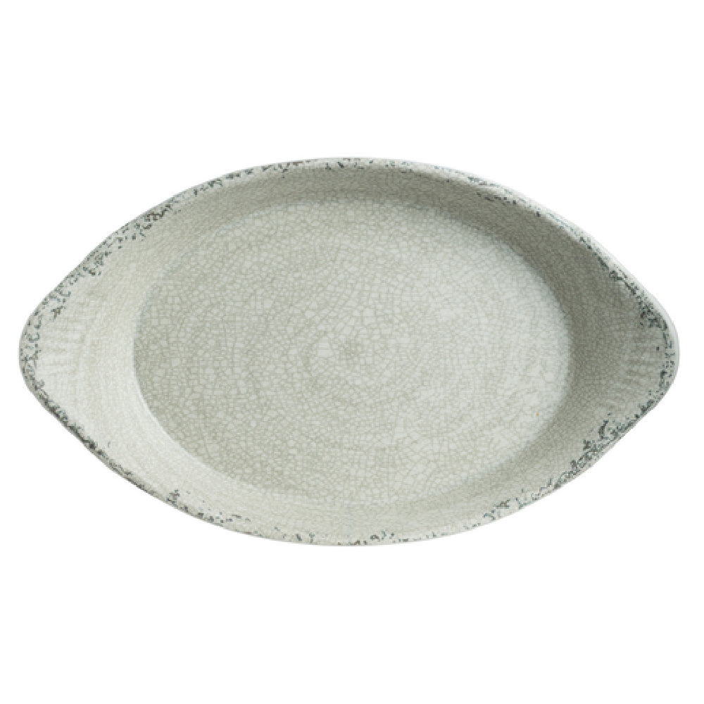 Steelite 7194TM080 Oval Eared Dish 1.25 Qt 13.0" X 7.875" X 2.875"