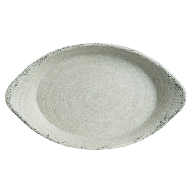 Steelite 7194TM080 Oval Eared Dish 1.25 Qt 13.0" X 7.875" X 2.875"