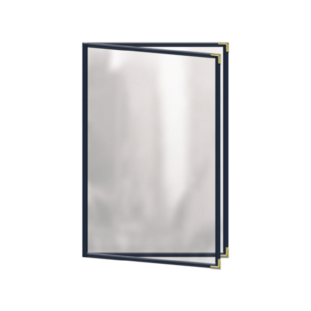 Risch TED 11X17 Deluxe Clear Sewn Menu Cover 11" X 17" Double