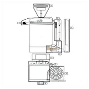Service Ideas GIUFAUCV2 Horizontal Faucet For GIU1G GIU15G (new Version) (Priced Per Each Packed 6 Each Per Case)