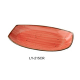 Yanco LY-215CR Lyon Plate 15"L X 8-1/2"W X 1-5/8"H Rectangular