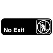 Royal ROY 394508 - Sign, 3" X 9", "No Exit"