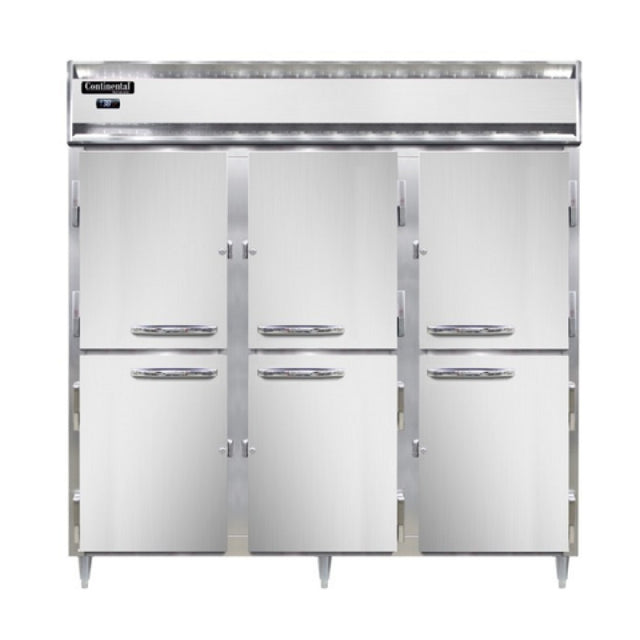 Continental Refrigerator D3RNSAPTHD-SD-GD Designer Line Refrigerator 72 Cubic Ft. Capacity