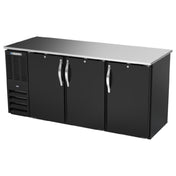 Beverage Air BBN72HC-F-PT-B - Refrigerated Open Food Rated Back Bar Pass-Thru Storage Cabinet