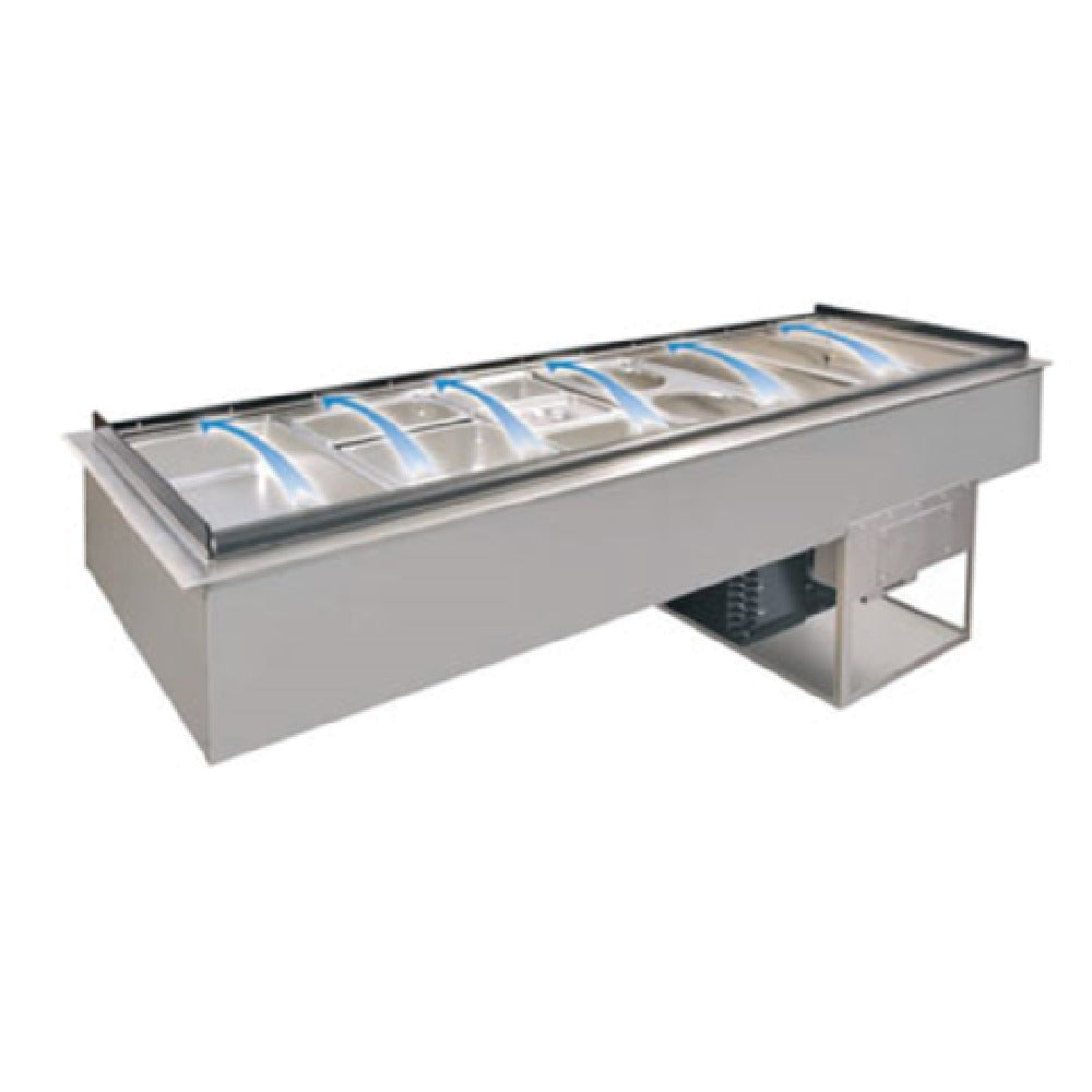 Piper Products 5-CBDI - Drop-In Cool Breeze Unit, Refrigerated Cold Pan, (5) Pan Size