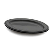 Elite Global Solutions M128OV-B Platter 12"L X 8-1/2"W X 1"H Oval