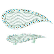 Bon Chef 100509 Pebbles Collection Tray Paisley Shaped 19" X 11"