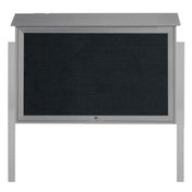 Aarco PLD3045TLDPP-2 Message Center 45"W X 30"H Freestanding