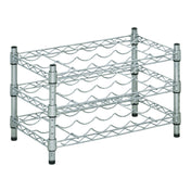 Hubert 145816 - Kratos Wire Wine Rack, 24"W X 14"D X 14"H, 14" Posts