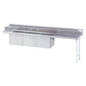 Advance Tabco DTC-3-1824-108R Dishtable With 3-compartment Sink 107”W (3) 18" X 24" X 14" Bowls