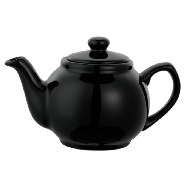Service Ideas TPCE16BL English Teapot 0.47 Liter (16 Oz.) 4-1/2" X 7-1/4" X 4-1/4"