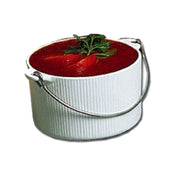 Bon Chef 9145CABERNET Pot With Bail Handle 2 Qt. 6-3/4" X 4-1/8"