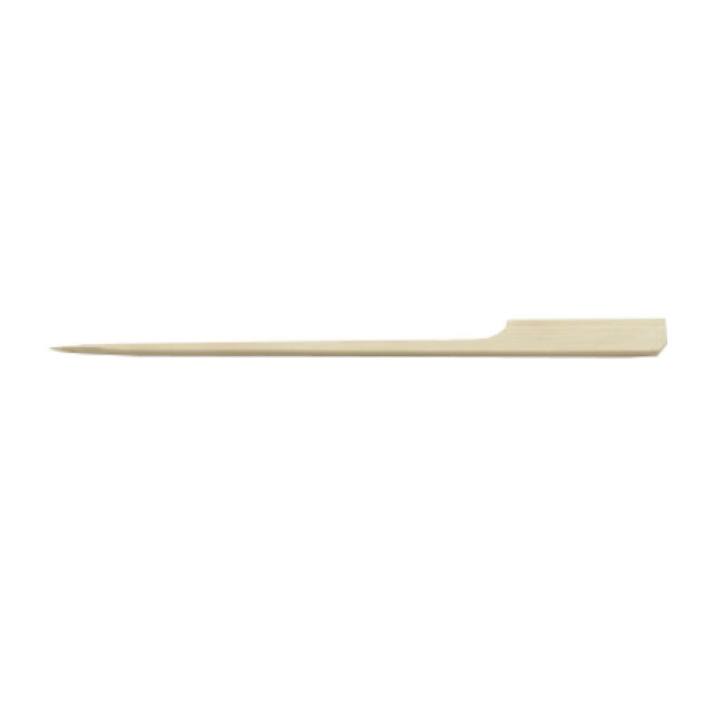 TableCraft Products BAMP35 - Cash & Carry Paddle Pick, 3-1/2", Bamboo (100 Per Pack) (must Be Purchased In Multiples Of 12 Packs)