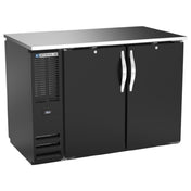 Beverage Air BBN48HC-PT-B - Refrigerated Pass-Thru Back Bar Refrigerator, Two-section