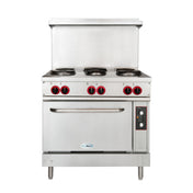 Koolmore KM-CR36-E KoolMore Commercial Electric Range With Oven 36"W X 33.75"D X 56.88"H