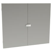 Cadco GG2-SD Locking Security Doors Swing-out Doors With (2) Keys Stainless Steel