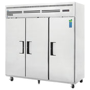 Everest Refrigeration ESF3 Reach-In Freezer Three-section 74-3/4"W