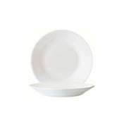 Cardinal X0599 - Arcoroc, Restaurant White Rim Soup Plate 23.0 Oz (D:9.0''), ['Opal']
