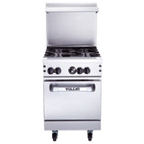 Vulcan 24S-4B-QS-PLATINUM_LP - (Quick Ship) Endurance™ Restaurant Range, Gas, 24"