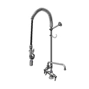 T&S Brass B-0113-12CRBJSW EasyInstall Pre-Rinse Unit Single Hole Deck Mount Add On Faucet 12" Swivel Nozzle