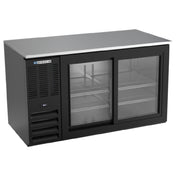 Beverage Air BB58HC-F-GS-B - Refrigerated Food Rated Back Bar Storage Cabinet, Two-section