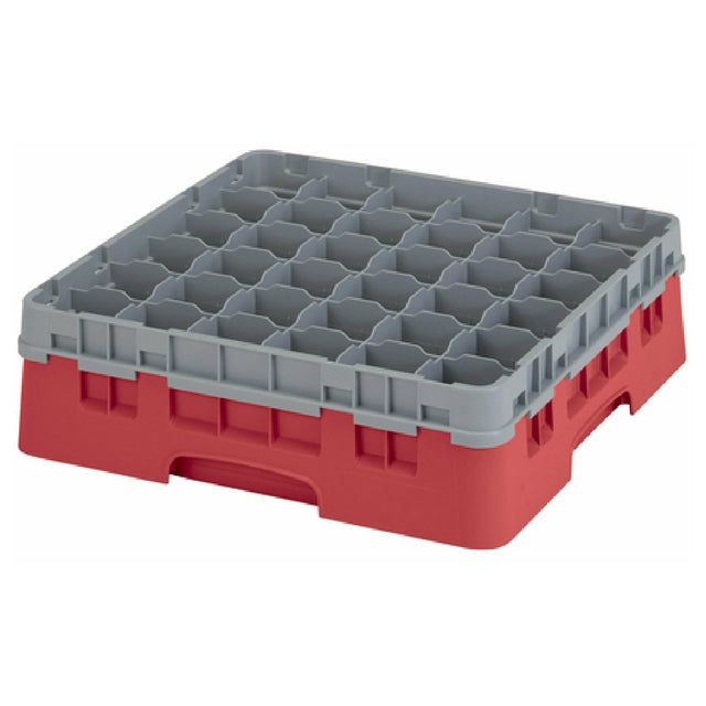 Cambro 36S418163 Camrack® Glass Rack With Soft Gray Extender Full Size